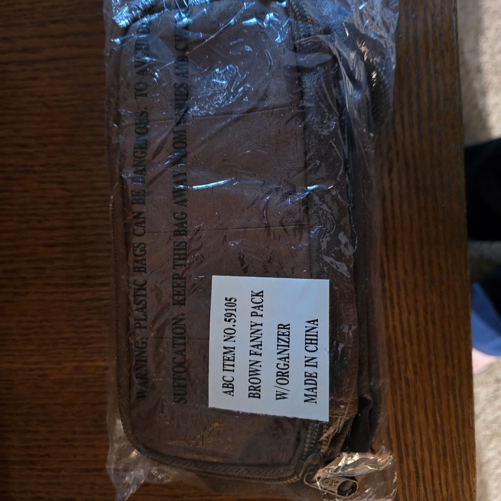 Fanny Pack Bag Brown